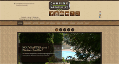 Desktop Screenshot of camping-arpheuilles.com